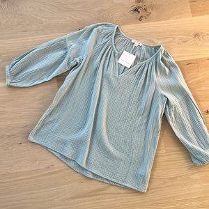 NWT BeachLunchLounge Cotton Gauze Top